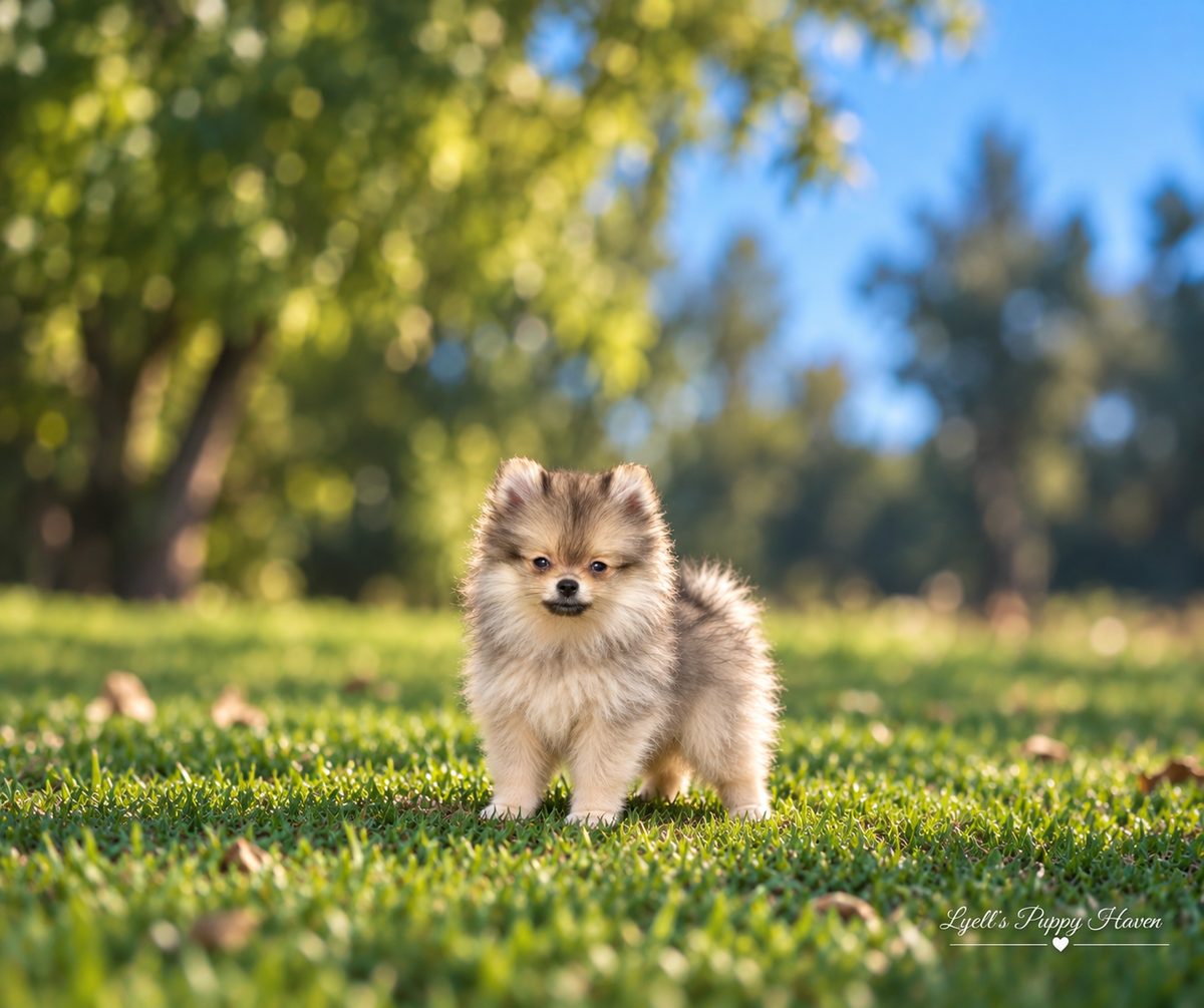 Labubu, a AKC Pomeranian puppy